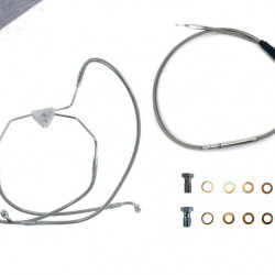 Stainless "Non ABS" Cable Kit for 2008-2013 Harley Davidson Touring 