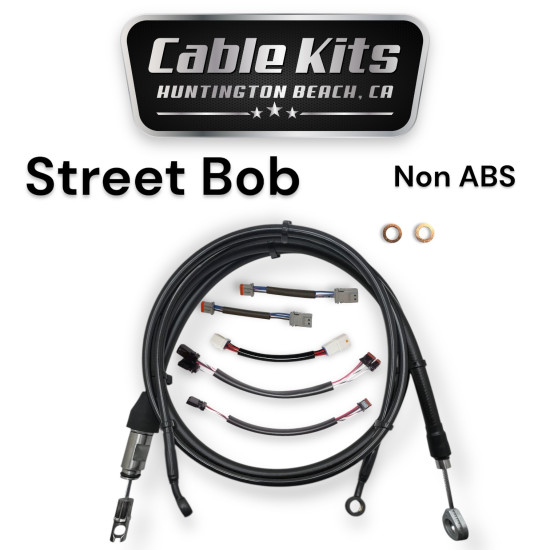 Non ABS Cable Kit with Electrical for 2018-2024 Harley Davidson Street Bob 