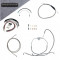 Stainless "ABS" Cable Kit with Electrical for 2008-2013 Harley Davidson Touring 