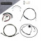 Black "ABS" Cable Kit with Electrical for 2008-2013 Harley Davidson Touring 